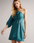 LAUICA-Dresses-Make an entrance in LAUICA. This asymmetric mini dress has all the markings of a shop-stopping piece, from its bold silhouette to its finer details. Pair with heels and a simple clutch for the ultimate glam outfit.This product is made from 59% European Flax Linen. It is farmed using no irrigation and no pesticides, helping to reduce water and chemical usage. Mini dress One shoulder Tie waist Linen blend Puff sleeve Our model is 5'10" / 1.78m and wears a Ted size 1- Ted Baker Romania
